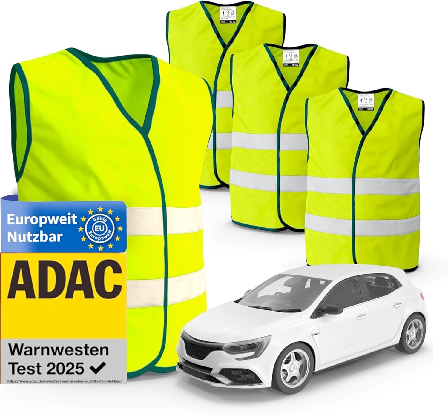 Gilet de Sécurité (Jaune Haute Visibilité)
